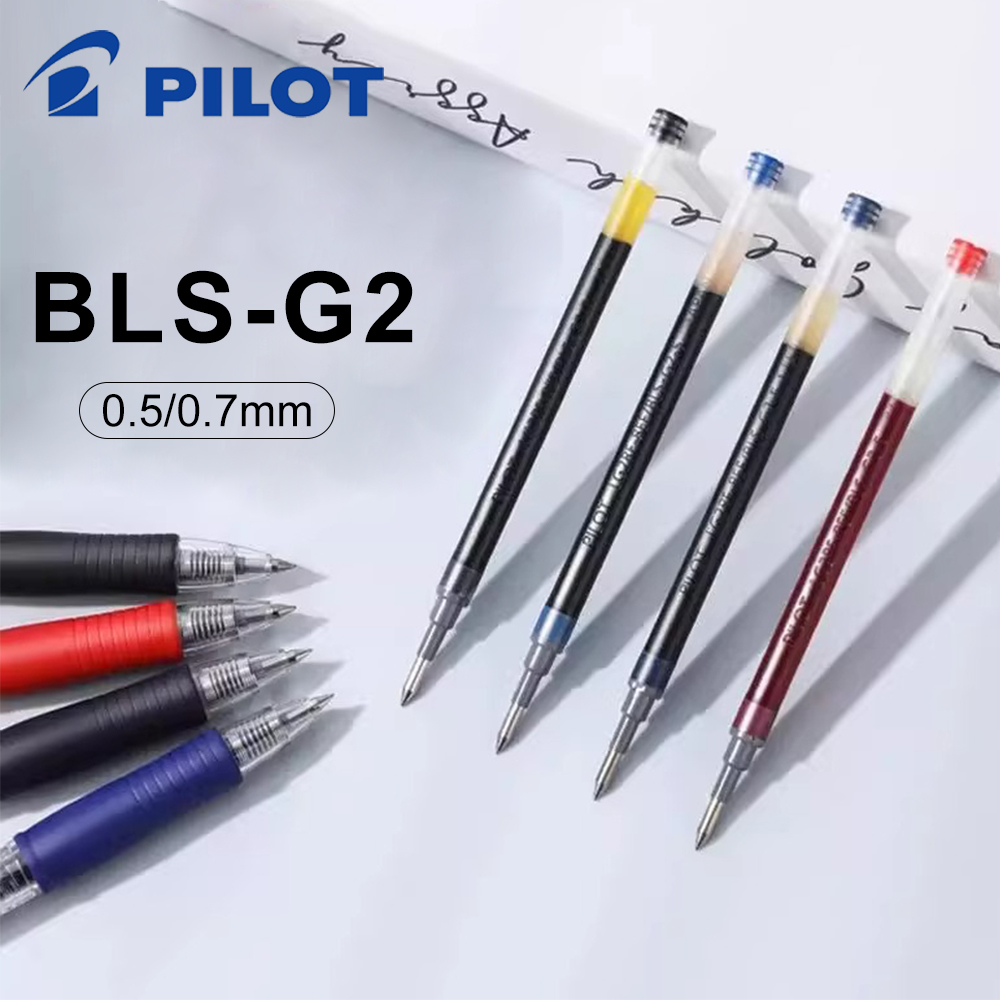 Pilot Pen G2 - 日本パイロットオリジナルゲルペンリフィル6本入り Dr. グリップ BLS-G2 0.5/0.7mm ブラック