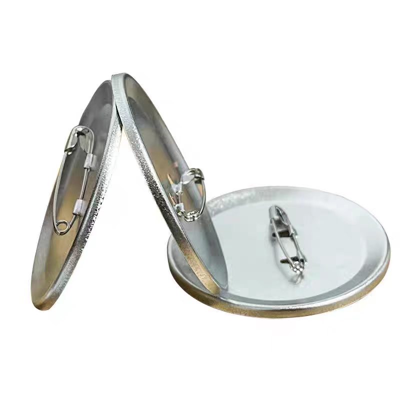 Button Badge Blank - 100個入り 2.25インチ（58mm） 新品ピンDIYボタンバッジ素材ブランクブリキ板ボタンバッジ原材料 58MM DIYボタンバッジ用品