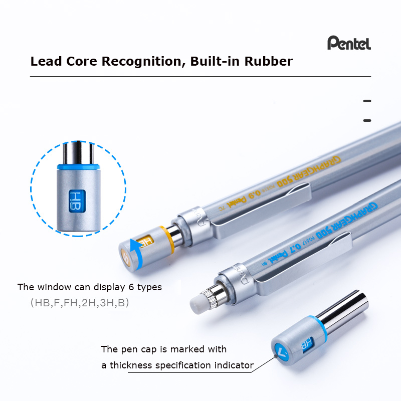 ぺんてる シャープペンシル GraphGear 500 壊れ - Pentel Pen Energel のレビューと価格