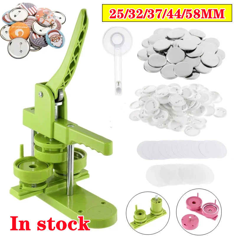 ボタン製造機,DIY,ピンバッジ,プレス部品,子供用ツール, - Button Badge Blank のレビューと価格