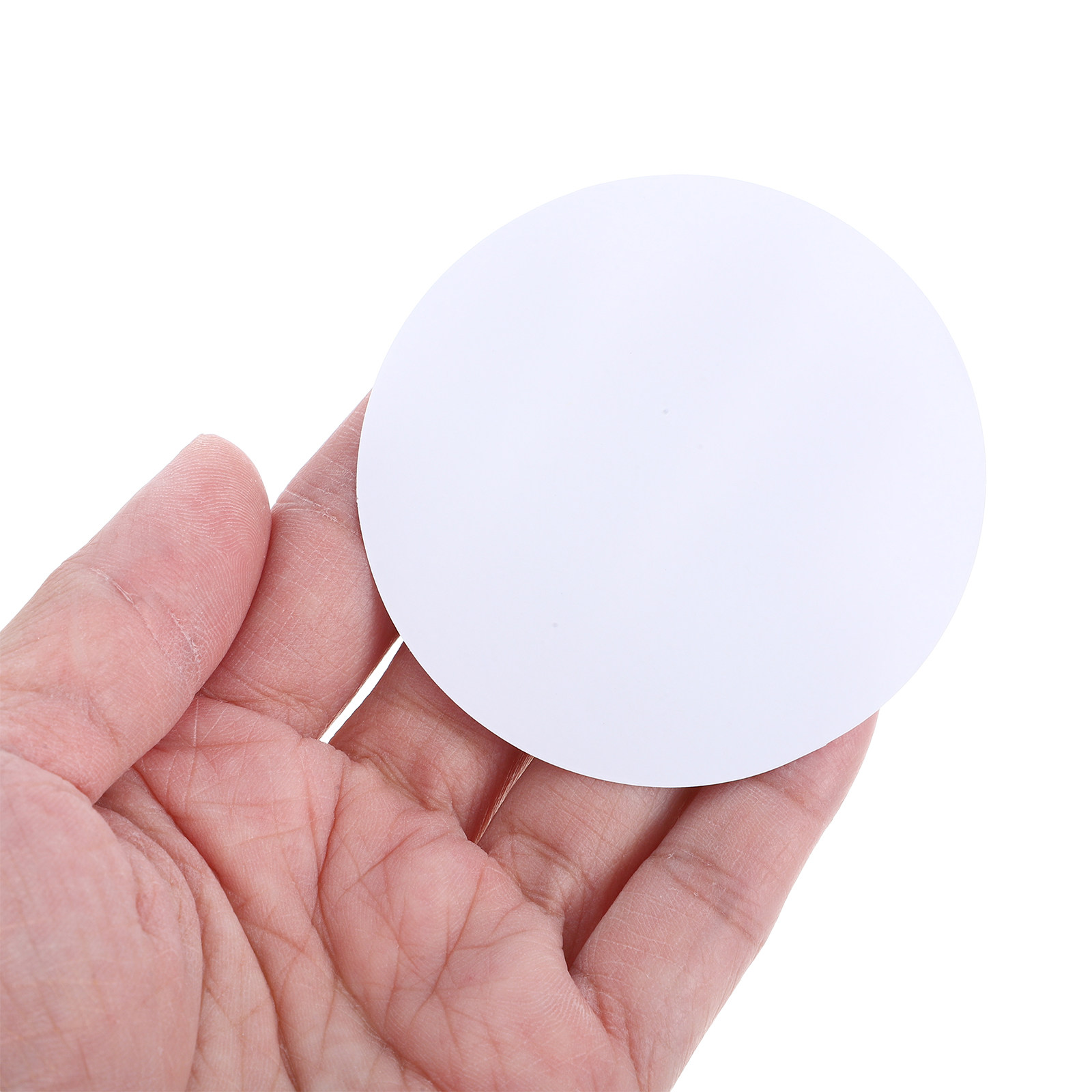 100枚入り 無地丸型バッジ用紙 DIYクラフト用品 手描き - Button Badge Blank のレビューと価格