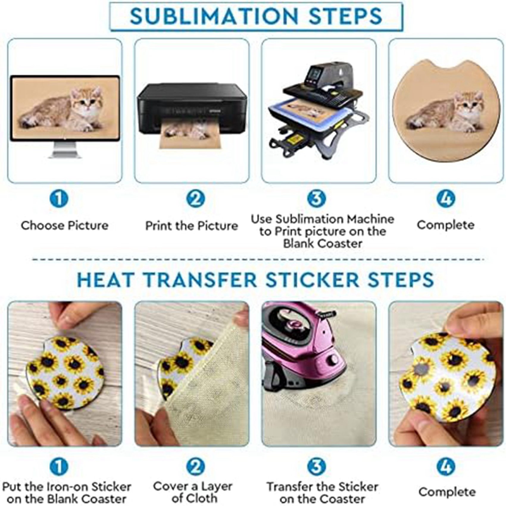 F-F 40個入り正方形昇華ブランクコースター、3.5 X  - Coaster Sublimation Blank のレビューと価格